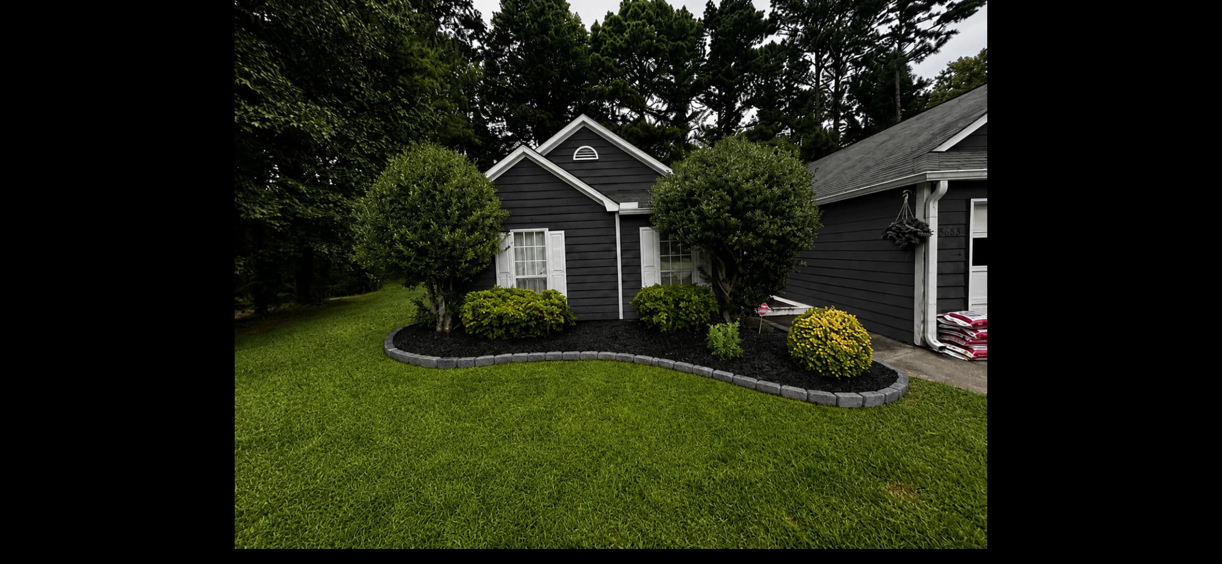 Project Mulch Bed With Stone Edging That Actually Holds Its Shape image